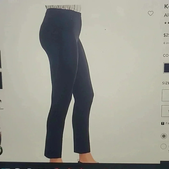 KOBI HALPERIN ALEXANDRA SLIM ANKLE PANTS SIZE 6 - Picture 4 of 5